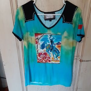 Beautiful Western Top Size Small